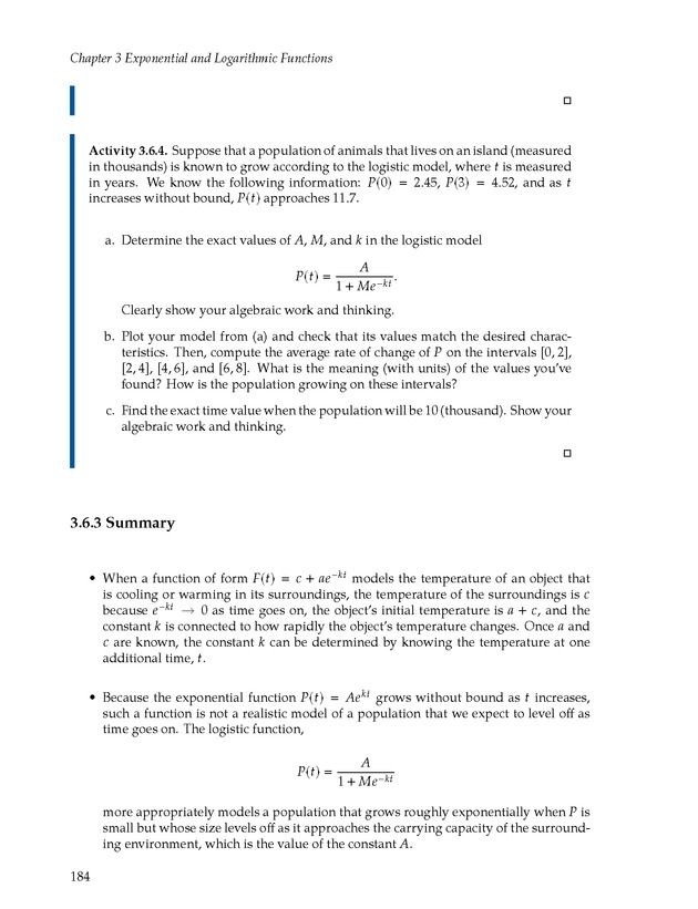 Active Preparation for Calculus - Page 184